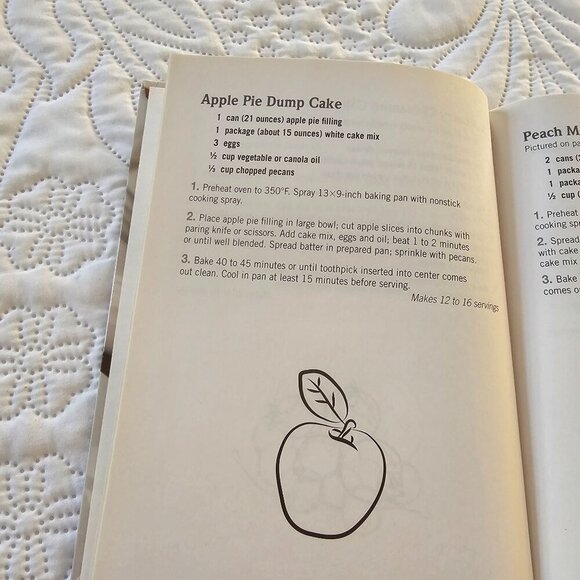 Quick & Easy "Dump Dinners" & "Dump Cakes" Cookbooks By Cathy Mitchell Hardcover - Picture 12 of 13